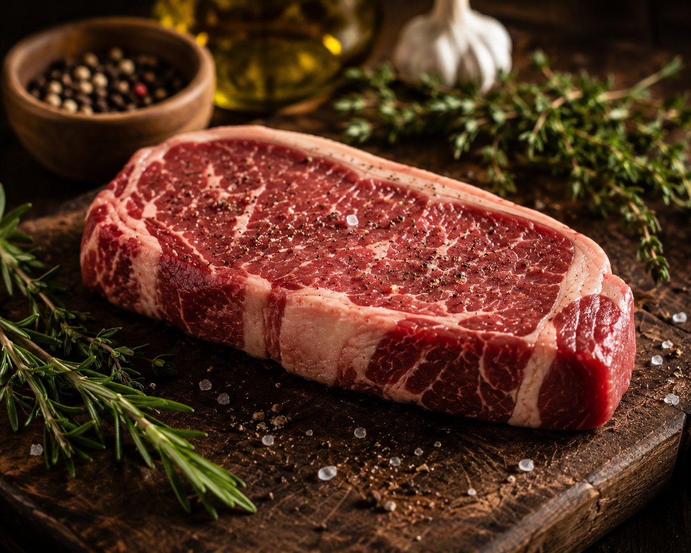 Pasture Raised Angus Beef NY Strip